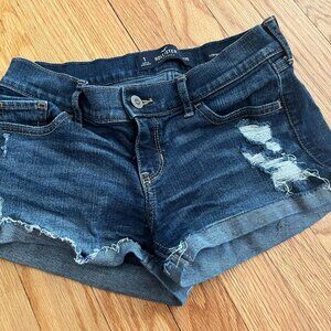 HOLLISTER shorts, denim, distressed, W 25/ size 1